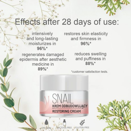 Floslek Snail Krem odbudowujący na dzień i noc 50 ml