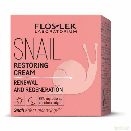 Floslek Snail Krem odbudowujący na dzień i noc 50 ml