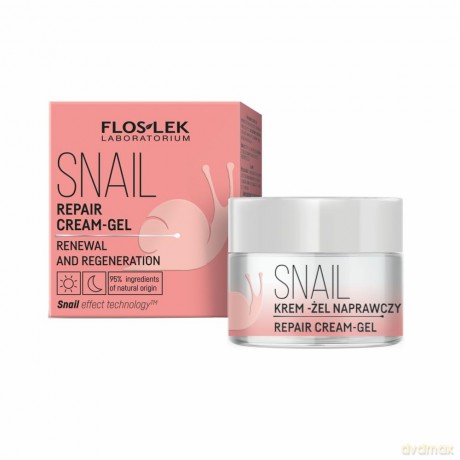 Floslek Snail Krem-żel naprawczy na dzień i noc 50 ml
