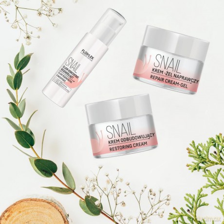 Floslek Snail Krem-żel naprawczy na dzień i noc 50 ml