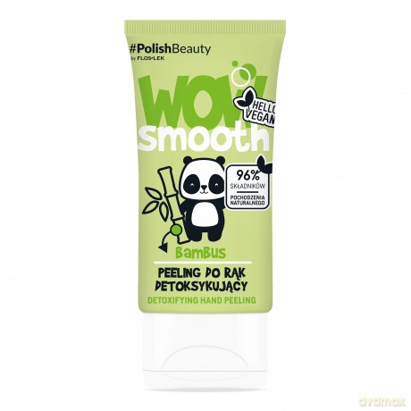 Floslek Wow Smooth! Peeling do rąk detoksykujący Bambus 50g