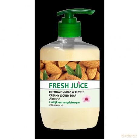 Fresh Juice Kremowe Mydło w płynie Almond z olejkiem migdałowym 460 ml