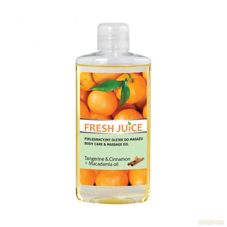 Fresh Juice Pielęgnacyjny Olejek do masażu Tangerine & Cinnamon+Macadamia Oil 150 ml