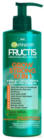 Fructis Grow Strong Krem-odżywka do włosów 10w1 bez spłukiwania 400 ml
