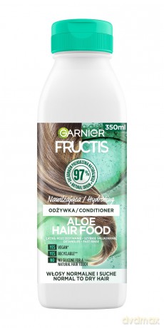 Fructis Hair Food Aloe Odżywka nawilżająca do włosów normalnych i suchych 350 ml