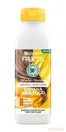 Fructis Hair Food Banana Odżywka odżywcza do włosów bardzo suchych 350 ml