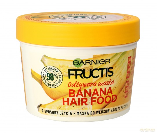 Fructis Hair Food Maska do włosów odżywcza Banana 390 ml