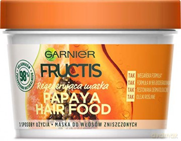 Fructis Hair Food Maska do włosów regenerująca Papaya 390 ml