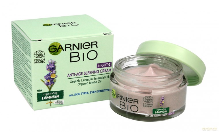 Garnier BIO Krem przeciwzmarszczkowy na noc - Regenerating Lavandin 50 ml