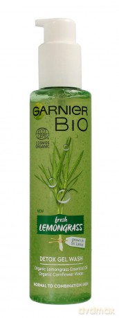 Garnier BIO Żel do mycia twarzy detoksykujący - Fresh Lemongrass 150 ml