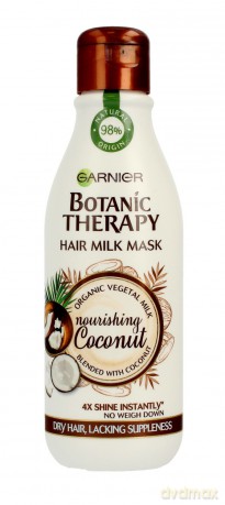 Garnier Botanic Therapy Hair Milk Maska do włosów suchych i bez sprężystości Nourishing Coconut 250 ml