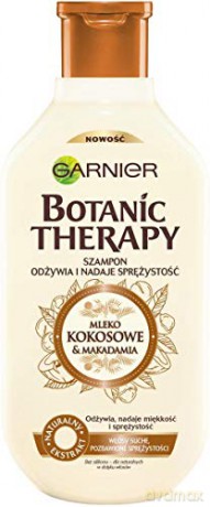 Garnier Botanic Therapy Mleko Kokosowe & Makadamia Szampon do włosów suchych i bez spężystości 400 ml