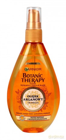 Garnier Botanic Therapy Olejek Arganowy i Kamelia Olejek do włosów matowych i niezdyscyplinowanych 150 ml
