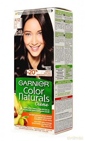 Garnier Color Naturals Krem koloryzujący nr 4.12 Lodowy Brąz 1op.