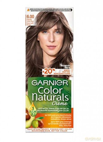Garnier Color Naturals Krem koloryzujący nr 6.00 Głęboki Jasny Brąz 1op