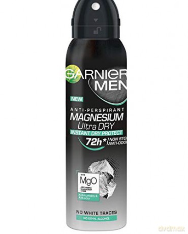 Garnier Mineral Men Dezodorant w sprayu 72H Magnesium Ultra Dry 150 ml