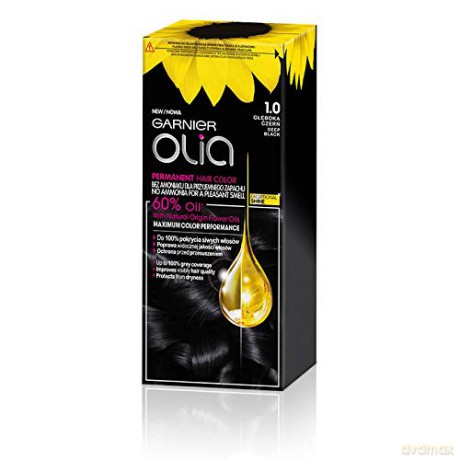Garnier Olia Farba do włosów nr 1.0 Głęboka Czerń 1op.