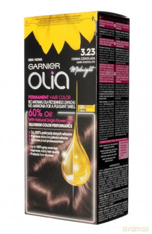 Garnier Olia Farba do włosów nr 3.23 Ciemna Czekolada 1op.