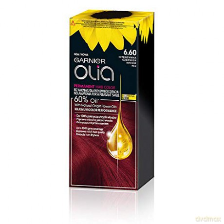 Garnier Olia Farba do włosów nr 6.60 Intensywna Czerwień 1op.
