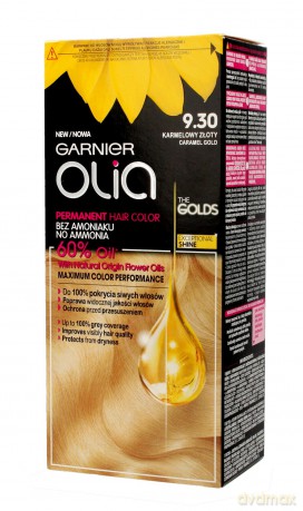 Garnier Olia Farba do włosów nr 9.30 Karmelowy Złoty 1op.