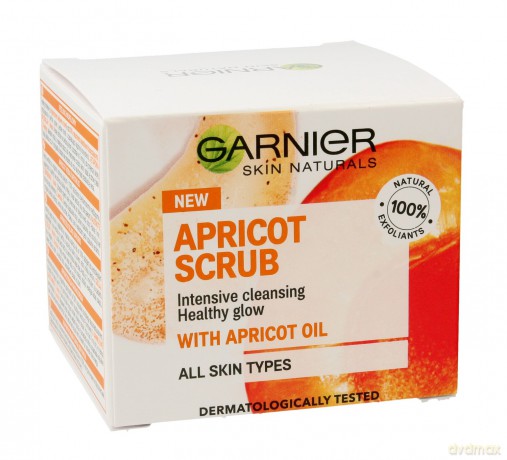 Garnier Skin Naturals Apricot Scrub Peeling morelowy do twarzy 50 ml