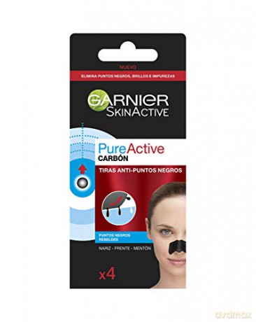 Garnier Skin Naturals Czysta Skóra Aktywny Węgiel Plastry przeciw zaskórnikom 1op.-4szt