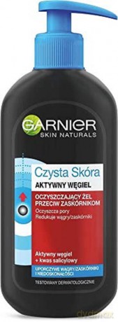 Garnier Skin Naturals Czysta Skóra Aktywny Węgiel Żel oczyszczający 150 ml