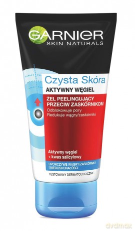 Garnier Skin Naturals Czysta Skóra Aktywny Węgiel Żel złuszczający Intensive 150 ml