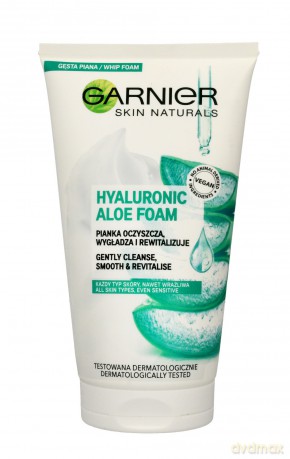 Garnier Skin Naturals Hyaluronic Aloe Pianka oczyszczająca do twarzy 150 ml