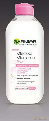 Garnier Skin Naturals Mleczko micelarne 3w1 - cera sucha i wrażliwa 400 ml