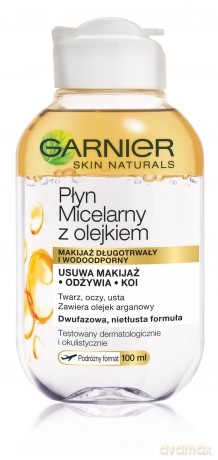 Garnier Skin Naturals Płyn micelarny z olejkiem dwufazowy 100 ml