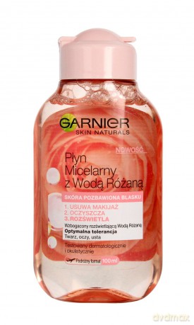 Garnier Skin Naturals Płyn micelarny z Wodą Różaną - cera pozbawiona blasku 100 ml