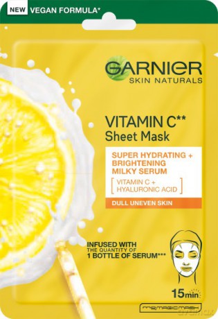 Garnier Skin Naturals Vitamin C Maska na tkaninie intensywnie nawilżająca 28g