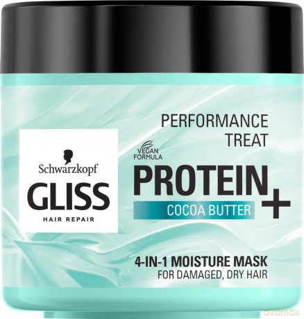 Gliss Hair Repair Protein+ Maska do włosów 4in1 nawilżająca Cocoa Butter 400 ml