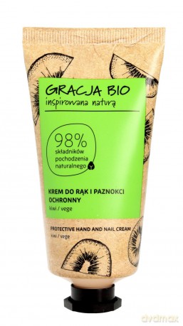 Gracja BIO Krem ochronny do rąk i paznokci - Kiwi 50 ml