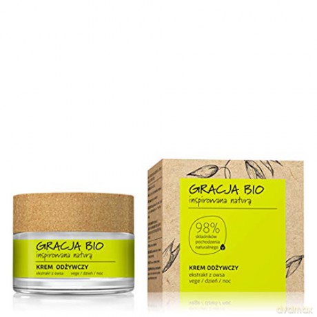Gracja BIO Krem odżywczy z ekstraktem z owsa na dzień i noc 50 ml