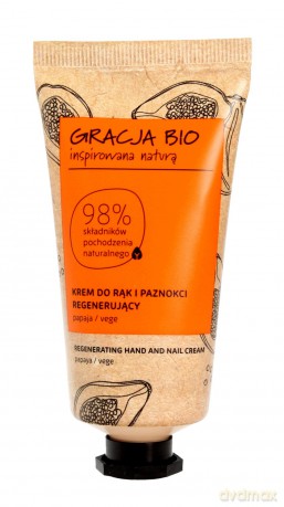 Gracja BIO Krem regenerujący do rąk i paznokci - Papaja 50 ml