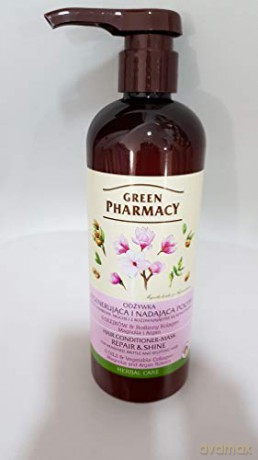Green Pharmacy Odżywka do włosów regenerująca i nadająca połysk - Magnolia i Argan 480 ml