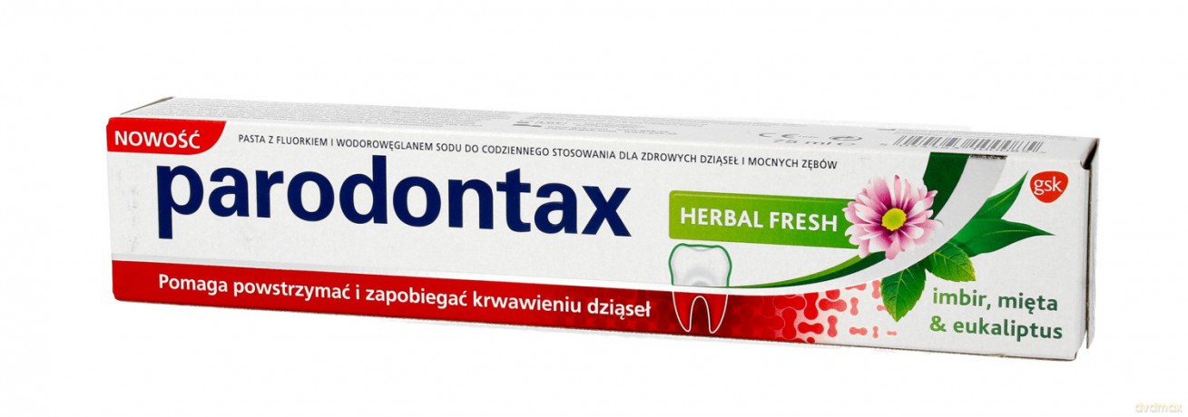 GSK Parodontax Pasta do zębów Herbal Fresh 75 ml