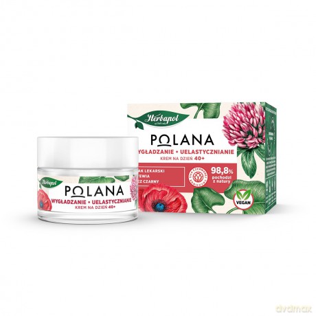 HERBAPOL Polana Krem do twarzy na dzień 40+ Wygładzanie i Uelastycznianie 50 ml