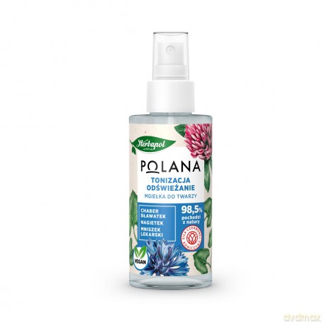 HERBAPOL Polana Mgiełka do twarzy - Tonizacja i Odświeżanie 50 ml