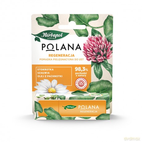 HERBAPOL Polana Pomadka pielęgnacyjna do ust Regeneracja 4.7 g
