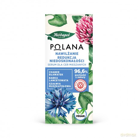 HERBAPOL Polana Serum dla cer mieszanych Nawilżanie i Redukcja Niedoskonałości 30 ml