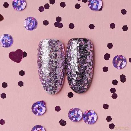 Hi Hybrid Glam Brokat na paznokcie #508 Pink Glitter 1.3g