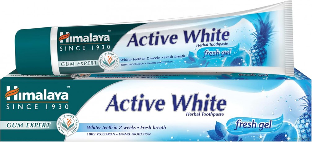 Himalaya Herbals Pasta-żel do zębów Active White 75 ml