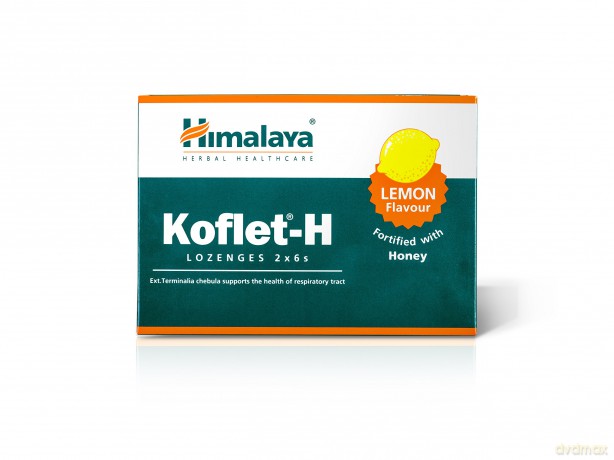 Himalaya Koflet - H Pastylki do ssania cytrynowe - suplement diety 2x6szt