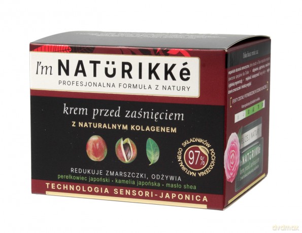 I`m Naturikke Krem przed zaśnięciem z naturalnym kolagenem 50 ml