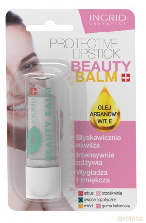 Ingrid Beauty Balm Pomadka ochronna do ust Owoce Egzotyczne 3.6g