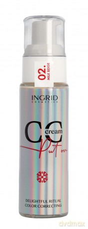 Ingrid CC Cream Put on Krem CC tonujący nr 02 Milk Beige 30 ml