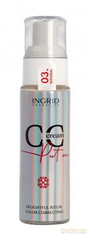 Ingrid CC Cream Put on Krem CC tonujący nr 03 Natural 30 ml